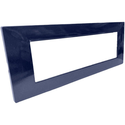 Placchetta 3 4 7 posti blue navy compatibile con vimar plana enzoled