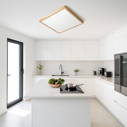 Plafoniera led slim quadrata 45 watt tecnologia CCT da 6500 a 2700k