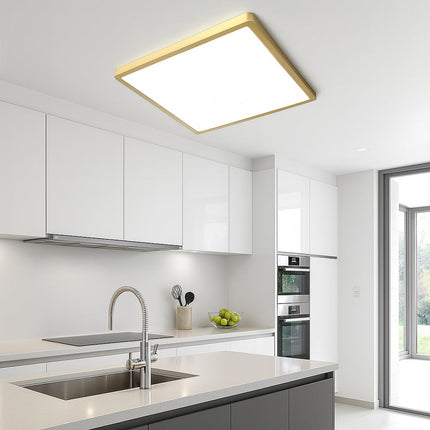 Plafoniera led slim quadrata 45 watt tecnologia CCT da 6500 a 2700k
