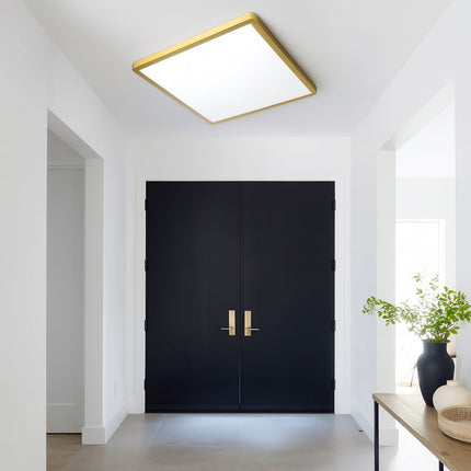 Plafoniera led slim quadrata 45 watt tecnologia CCT da 6500 a 2700k