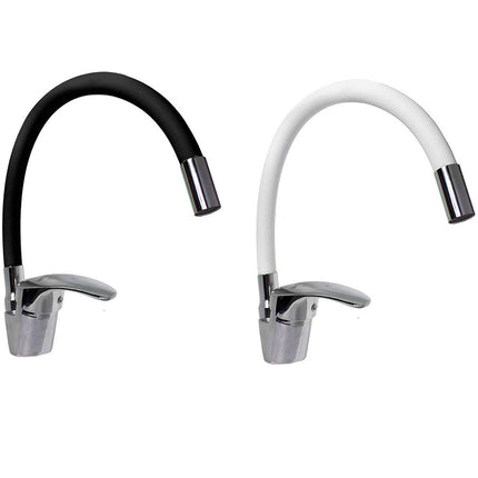 Rubinetto da lavello canna alta flessibile in silicone orientabile enzoled