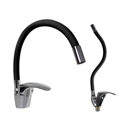 Rubinetto da lavello canna alta flessibile in silicone orientabile enzoled