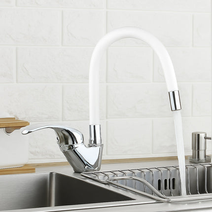 Rubinetto da lavello canna alta flessibile in silicone orientabile enzoled