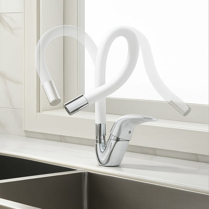 Rubinetto da lavello canna alta flessibile in silicone orientabile enzoled