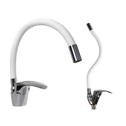 Rubinetto da lavello canna alta flessibile in silicone orientabile enzoled