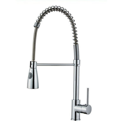 Rubinetto da cucina a canna alta orientabile 2 getti d'acqua enzoled