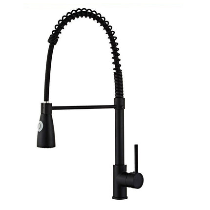 Rubinetto da cucina a canna alta orientabile 2 getti d'acqua enzoled