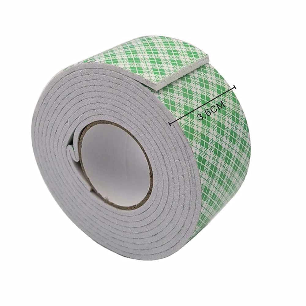 Nastro biadesivo 2 pezzi doppio lato adesivo ultra resistente 2 metri spessore 3,6 cm - enzoled