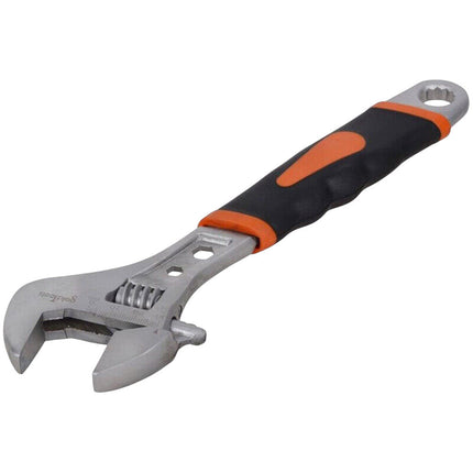 Chiave inglese a rullino regolabile fino a 20 mm in acciaio con impugnatura in gomma antiscivolo con ganasce temprate 150 mm - enzoled