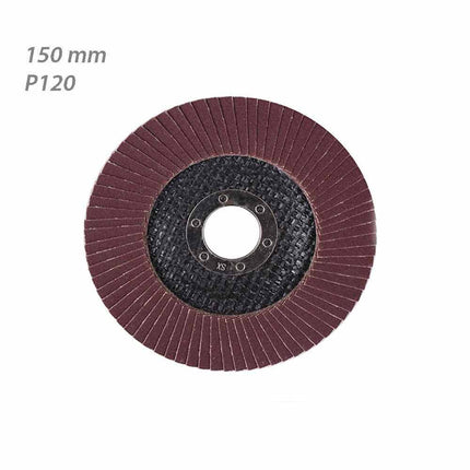 Disco lamellare per smerigliatrice angolare disco lamellare abrasivo per lucidare e sgrossare 150 180 mm P60 P120 P240 - enzoled