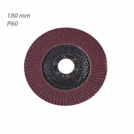 Disco lamellare per smerigliatrice angolare disco lamellare abrasivo per lucidare e sgrossare 150 180 mm P60 P120 P240 - enzoled
