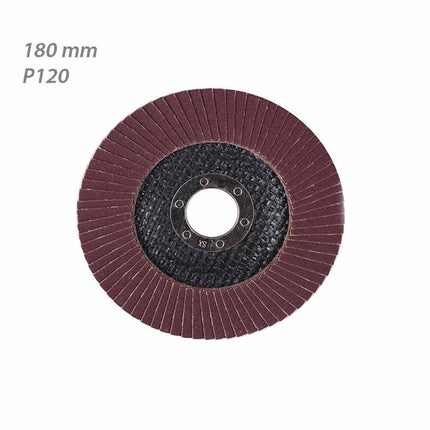 Disco lamellare per smerigliatrice angolare disco lamellare abrasivo per lucidare e sgrossare 150 180 mm P60 P120 P240 - enzoled