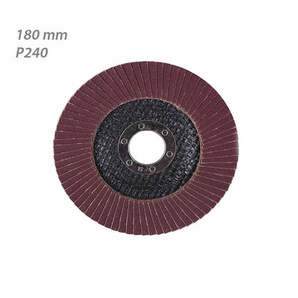 Disco lamellare per smerigliatrice angolare disco lamellare abrasivo per lucidare e sgrossare 150 180 mm P60 P120 P240 - enzoled