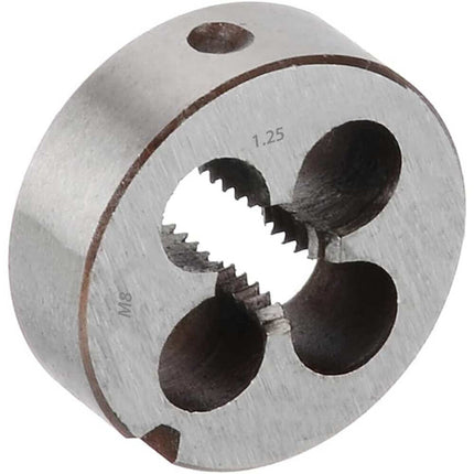 Set di 4 filiere tonda per filettature filiera metrica in acciaio M4 M5 M6 M8 filettatura - enzoled