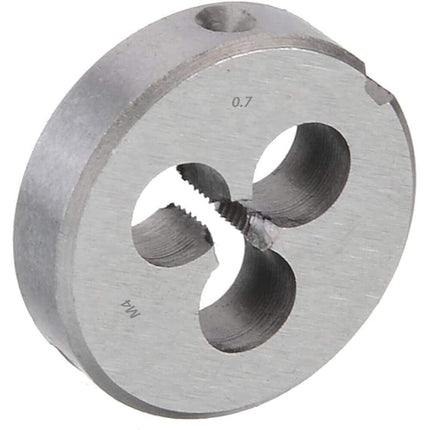 Set di 4 filiere tonda per filettature filiera metrica in acciaio M4 M5 M6 M8 filettatura - enzoled