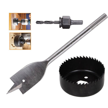 Fresa a tazza 55 mm con punta piatta 22 mm per trapano frese per fori su legno e plastica - enzoled