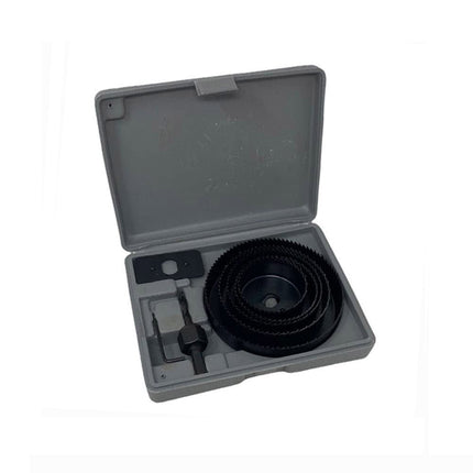 Set frese a tazza per forare legno plastica metallo varie misure con accessori e valigetta - enzoled