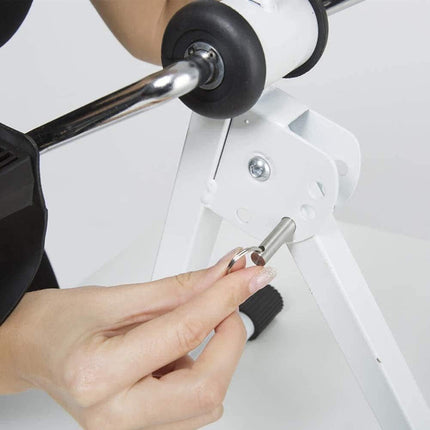 Pedaliera Mini Cyclette per Allenamento Riabilitazione Esercizio di Gambe e Braccia Ginnastica passiva Bike - enzoled