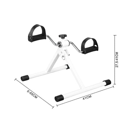 Pedaliera Mini Cyclette per Allenamento Riabilitazione Esercizio di Gambe e Braccia Ginnastica passiva Bike - enzoled