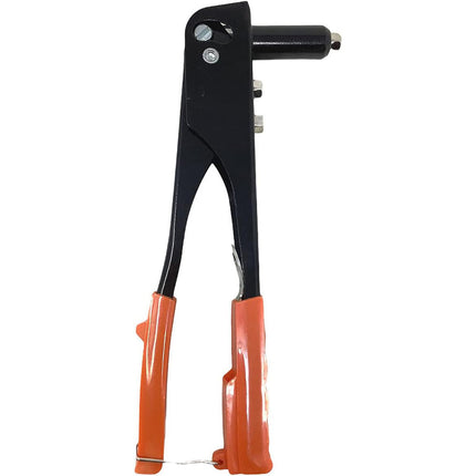 Pinza rivettatrice con 4 testine per rivetti 2.4 3.2 4.0 4.8 mm intercambiabili per rivettatura - enzoled