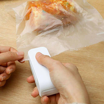 Sigilla sacchetti termico a caldo mini sigillatrice a batterie per sacchetti di plastica alimenti - enzoled