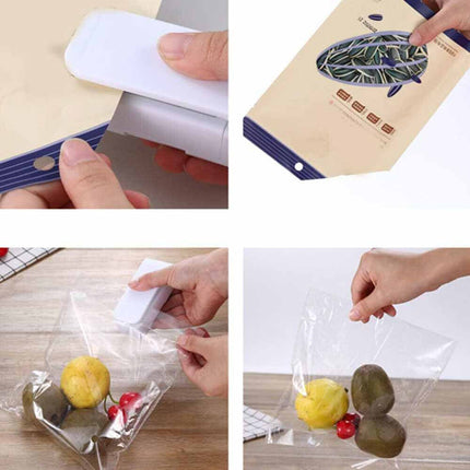 Sigilla sacchetti termico a caldo mini sigillatrice a batterie per sacchetti di plastica alimenti - enzoled