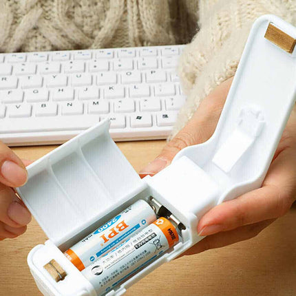 Sigilla sacchetti termico a caldo mini sigillatrice a batterie per sacchetti di plastica alimenti - enzoled