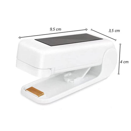 Sigilla sacchetti termico a caldo mini sigillatrice a batterie per sacchetti di plastica alimenti - enzoled