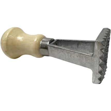 Stampo per ravioli in alluminio con manico in legno stampino taglia pasta formine gnocchi biscotti 7x7 cm e 3,5x3,5 cm - enzoled