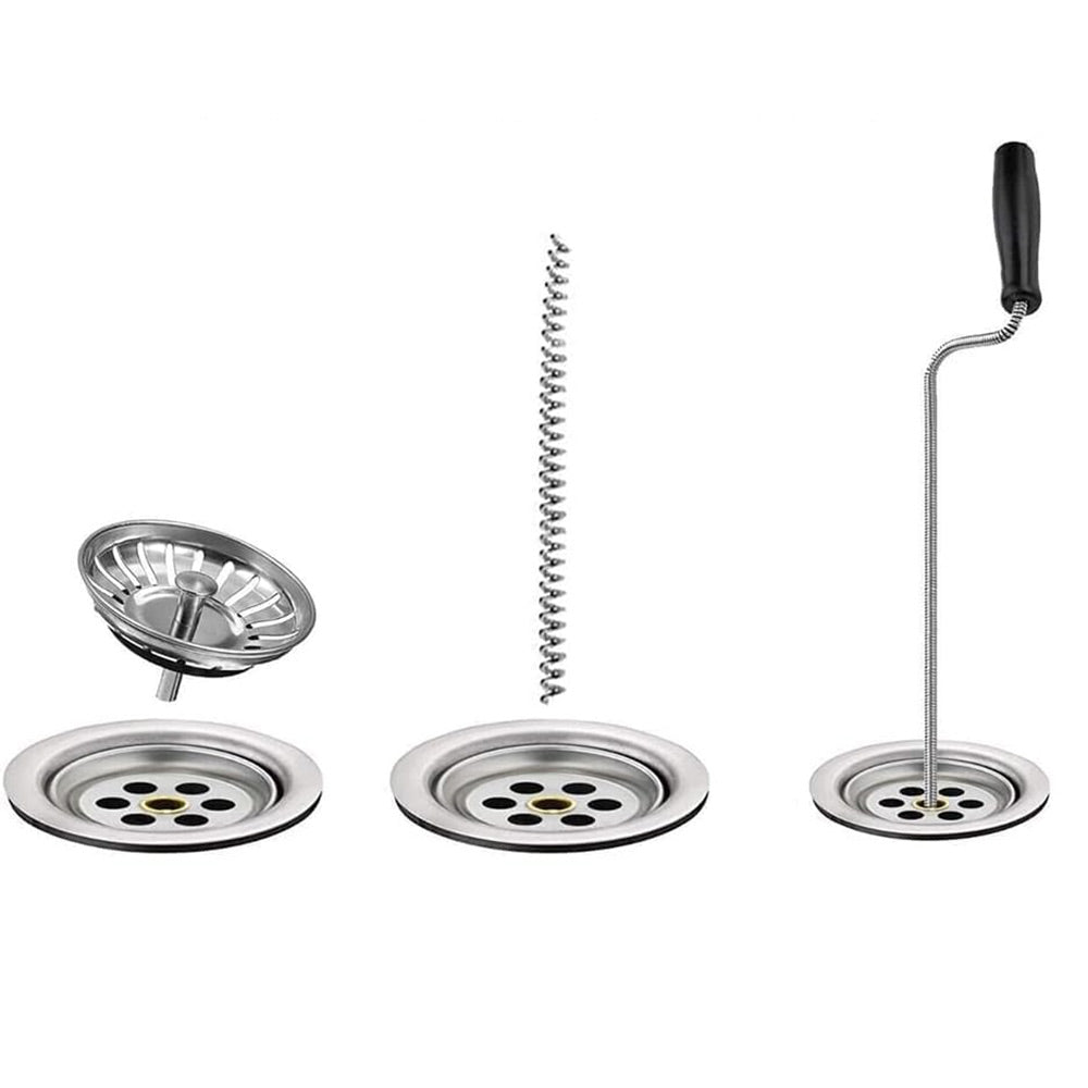 Sturalavandino flessibile a molla sonda manuale stura tubi spirale per scarichi di doccia lavabo 3 mt - enzoled