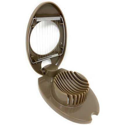 Taglia uovo affetta uova sode con 10 lame in acciaio affettatrice uova a fette da cucina utensili per casa ristorante mensa - enzoled