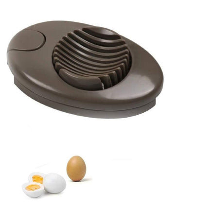 Taglia uovo affetta uova sode con 10 lame in acciaio affettatrice uova a fette da cucina utensili per casa ristorante mensa - enzoled