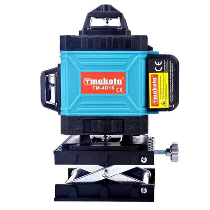 Livella laser autolivellante 16 linee luce verde doppia batteria rotante 360° verticale e orizzontale strumento di misurazione con telecomando accessori - enzoled