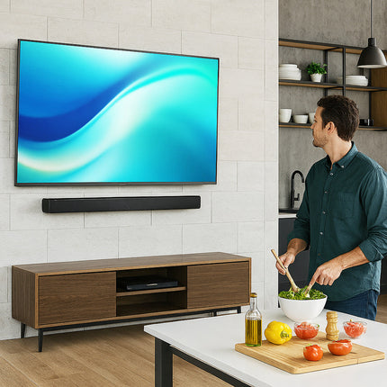 Soundbar bluetooth per tv 180 Watt HDMI AUX OPT con telecomando