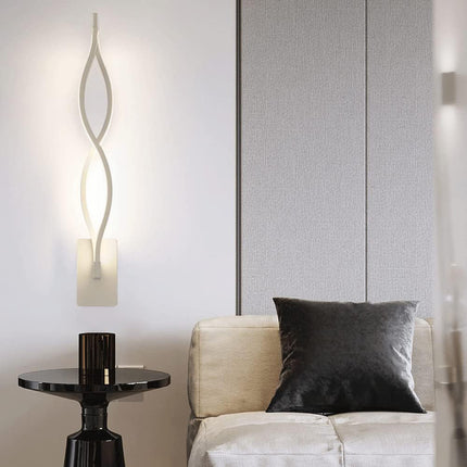 Applique a parete per interni a led 9 watt lampada da muro moderno minimal luce fredda 6500k calda 3000k naturale 4000k - enzoled