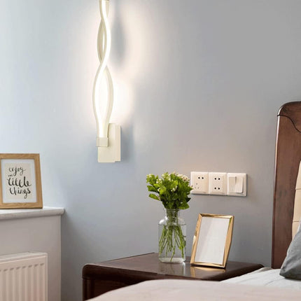 Applique a parete per interni a led 9 watt lampada da muro moderno minimal luce fredda 6500k calda 3000k naturale 4000k - enzoled