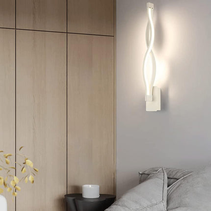 Applique a parete per interni a led 9 watt lampada da muro moderno minimal luce fredda 6500k calda 3000k naturale 4000k - enzoled