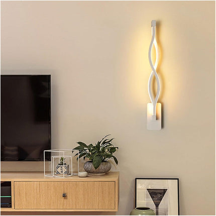 Applique a parete per interni a led 9 watt lampada da muro moderno minimal luce fredda 6500k calda 3000k naturale 4000k - enzoled