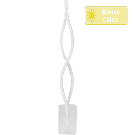 Applique a parete per interni a led 9 watt lampada da muro moderno minimal luce fredda 6500k calda 3000k naturale 4000k - enzoled