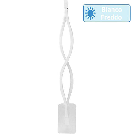 Applique a parete per interni a led 9 watt lampada da muro moderno minimal luce fredda 6500k calda 3000k naturale 4000k - enzoled