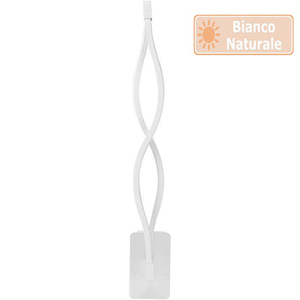 Applique a parete per interni a led 9 watt lampada da muro moderno minimal luce fredda 6500k calda 3000k naturale 4000k - enzoled