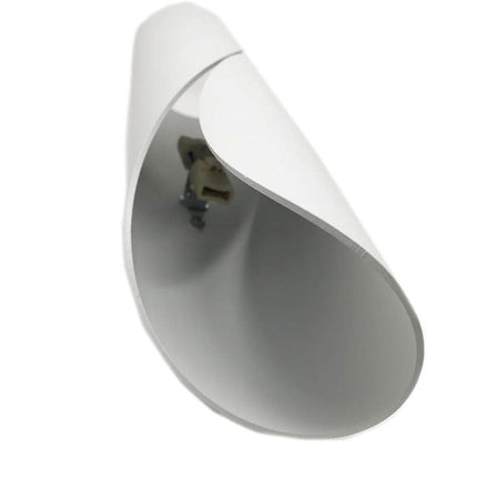 Applique ultra moderno a spirale da parete lampada design 2 attacchi g9 in alluminio per interni - enzoled