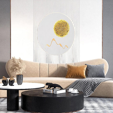 Lampada da parete led moderna applique retro illuminato tondo 16 watt tecnologia cct - enzoled