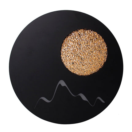 Lampada da parete led moderna applique retro illuminato tondo 16 watt tecnologia cct - enzoled