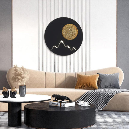 Lampada da parete led moderna applique retro illuminato tondo 16 watt tecnologia cct - enzoled