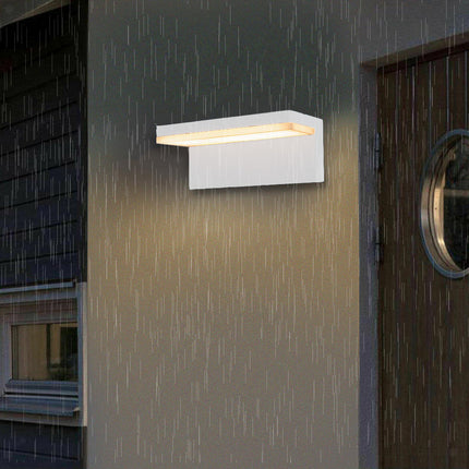 Applique a led 10 watt lampada da parete per balconi giardino IP54 CCT switch - enzoled