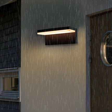 Applique a led 10 watt lampada da parete per balconi giardino IP54 CCT switch - enzoled