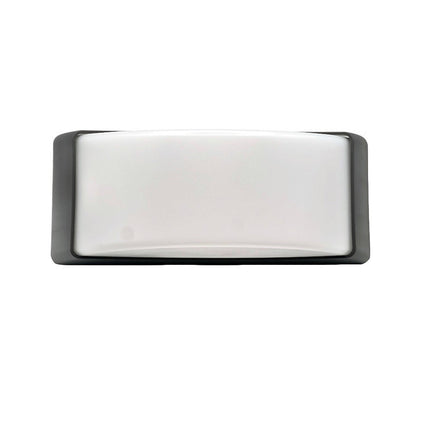 Applique a parete per esterno lampada da muro per balconi terrazzo attacco E27 grigio IP54 - enzoled