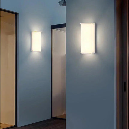 Applique a led da esterno per facciate giardino moderno lampada da muro bianco 10 watt illuminazione per balcone IP65 - enzoled