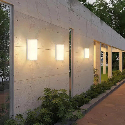 Applique a led da esterno per facciate giardino moderno lampada da muro bianco 10 watt illuminazione per balcone IP65 - enzoled